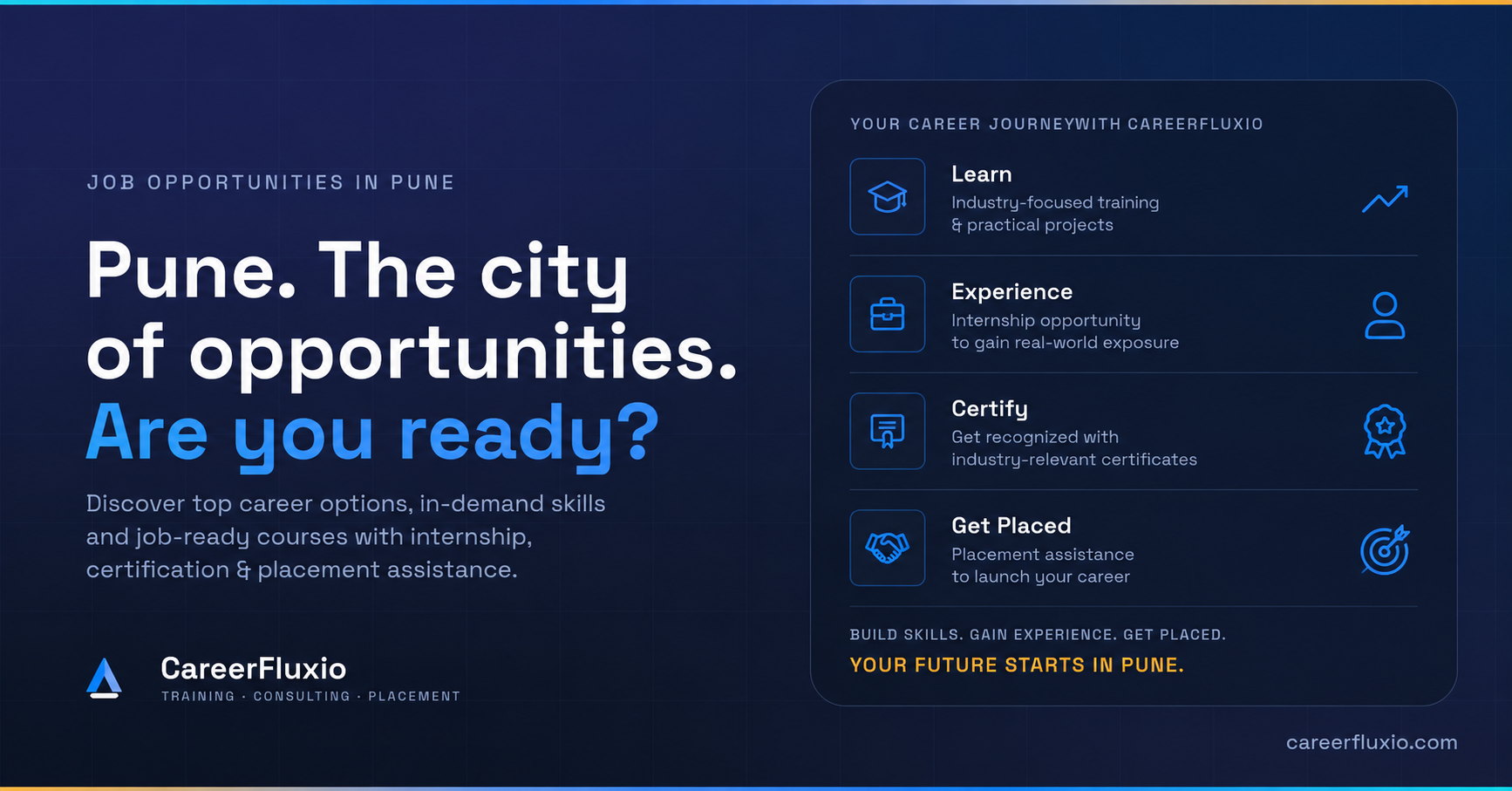 Job Opportunities in Pune: Career Options, Courses, Internships & Placement Guide